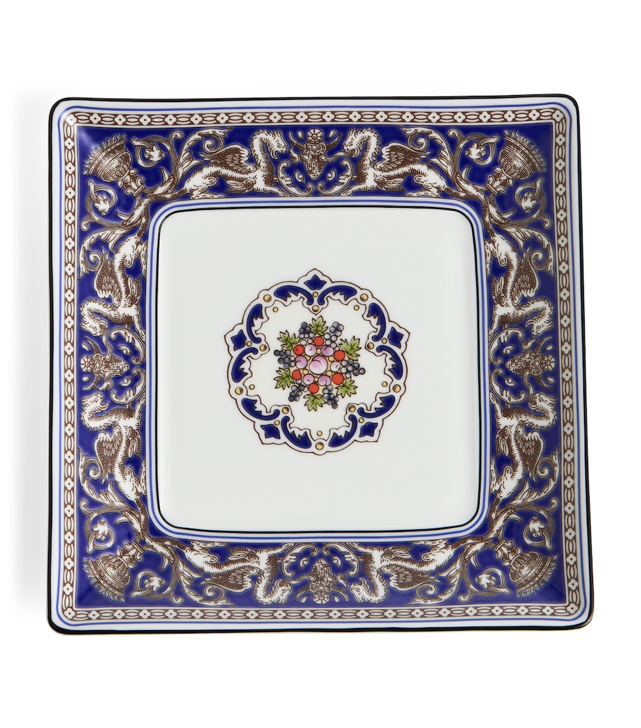 Florentine Marine Square Tray (14cm) BLUE Image 1