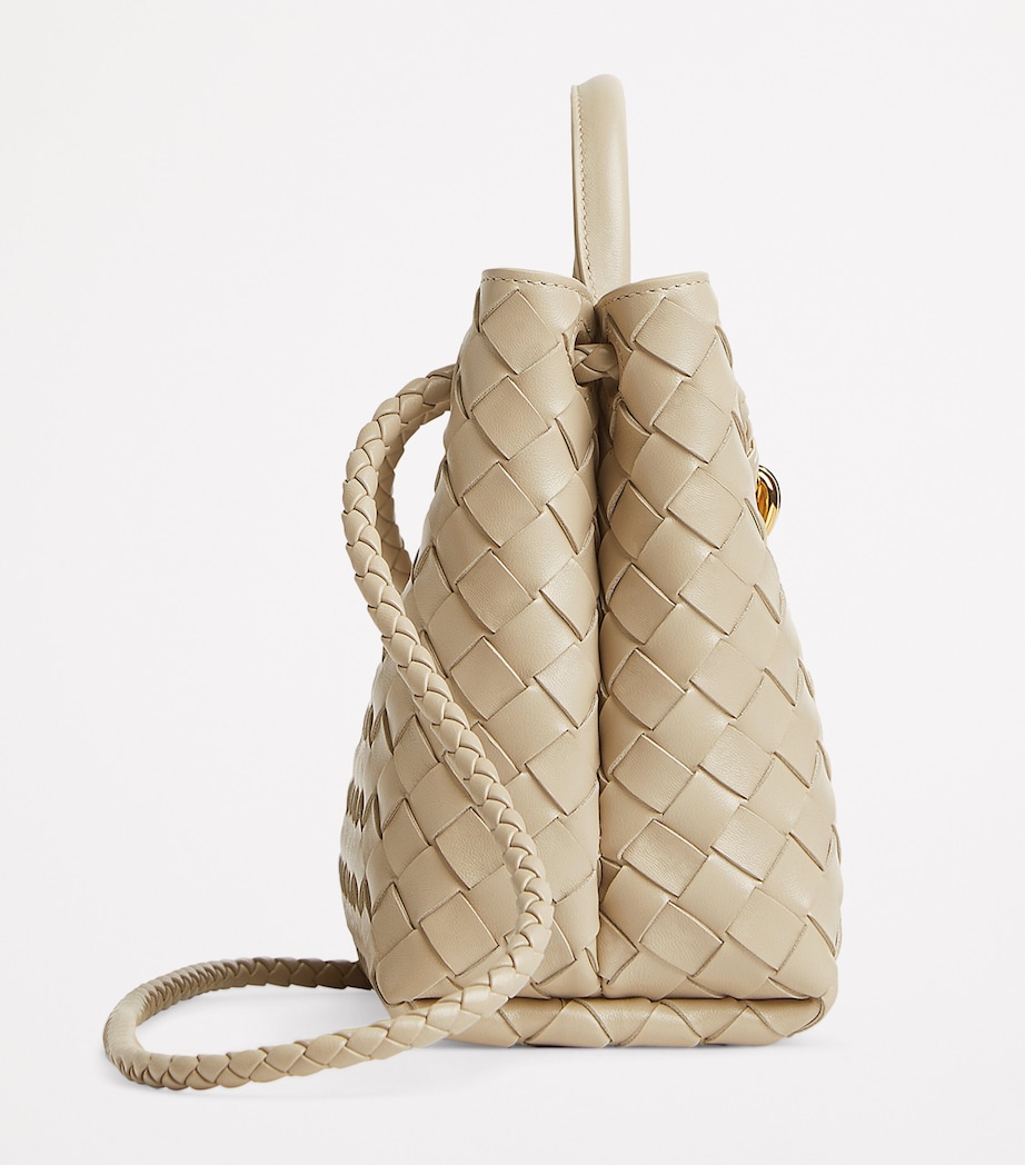Bottega Veneta Small Leather Andiamo Top-Handle Bag Image 4