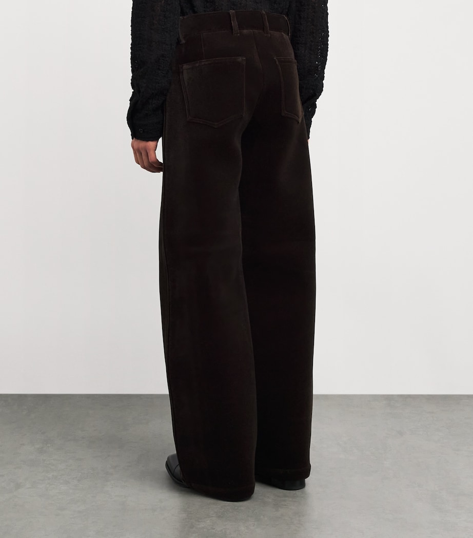 Velour Ramon Trousers PLUSH BROWN Image 4