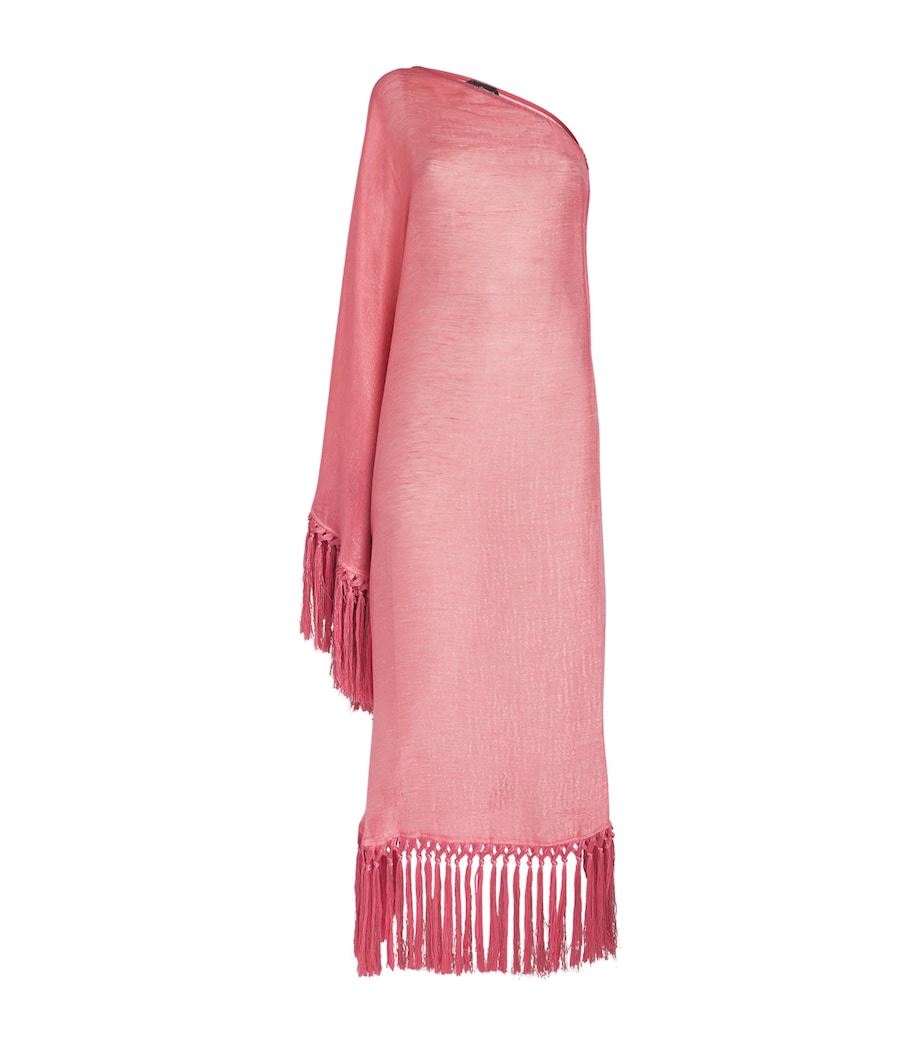 Linen-Blend Arno Maxi Dress ORCHID PINK Image 1