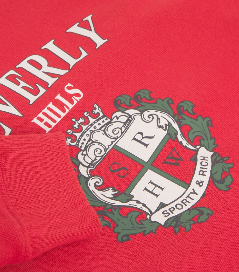 Beverly Hills Crest Sweatshirt RUBY Image 5