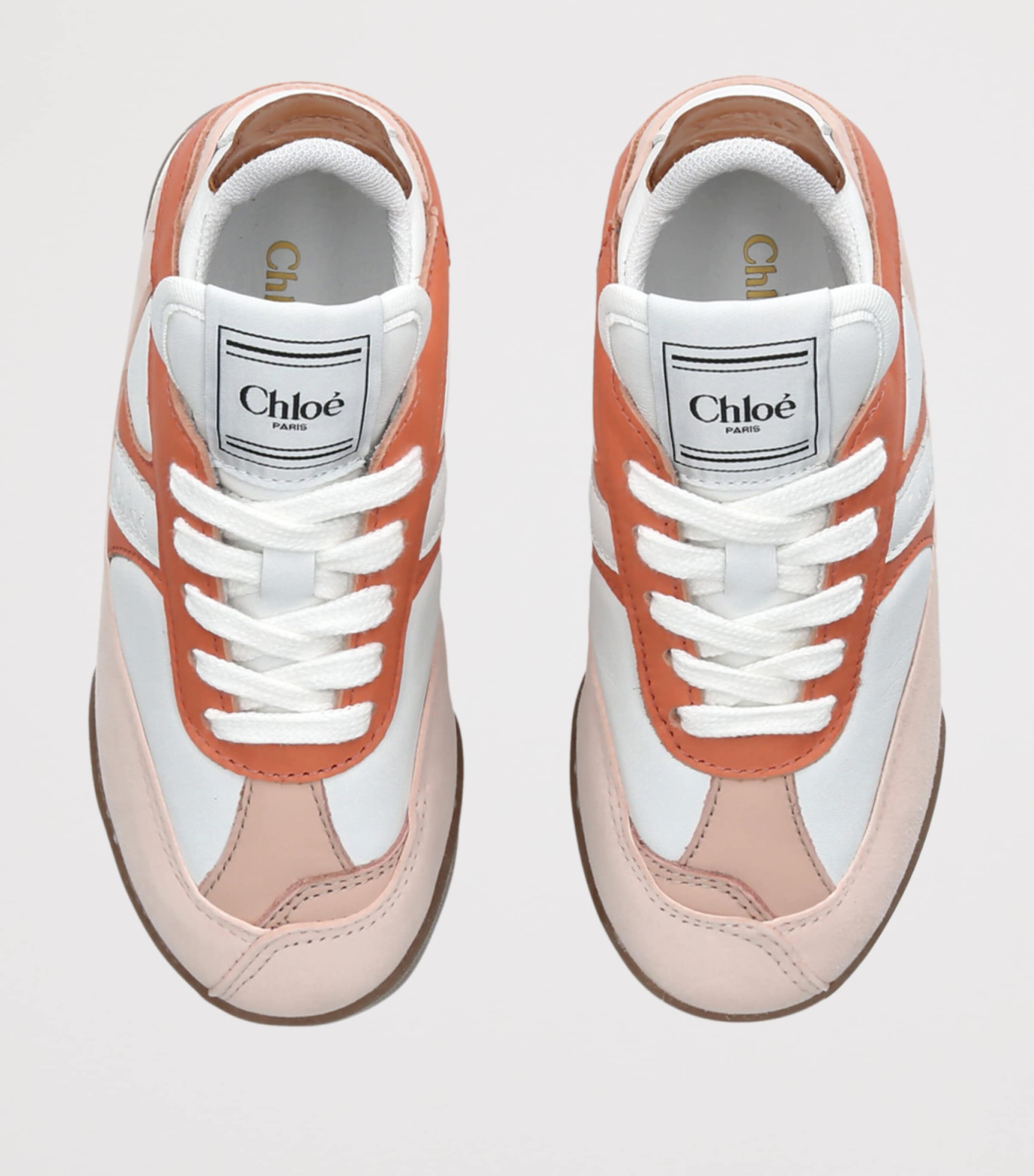 chloeページ Chloé Kids White Leather Kick Sneakers | Harrods US