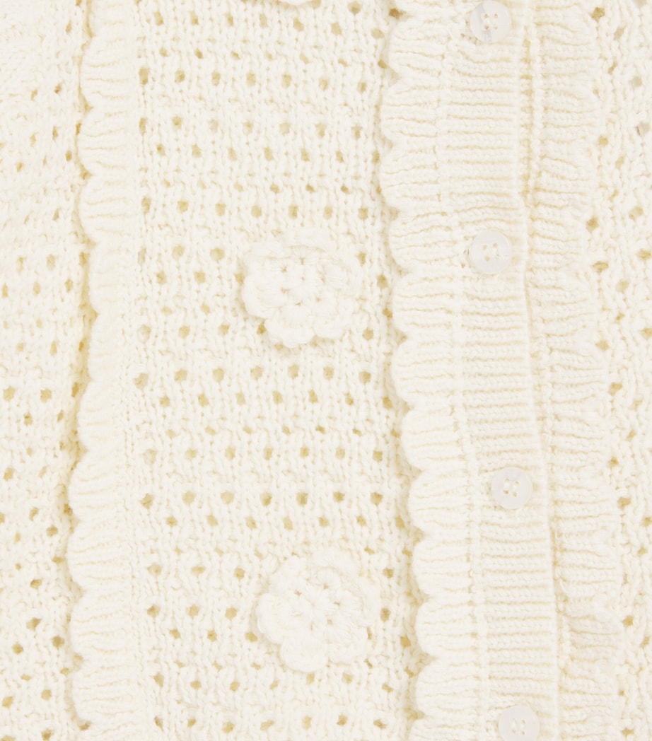 Louise Misha Cotton Chai Cardigan (3-4 Years) Image 3