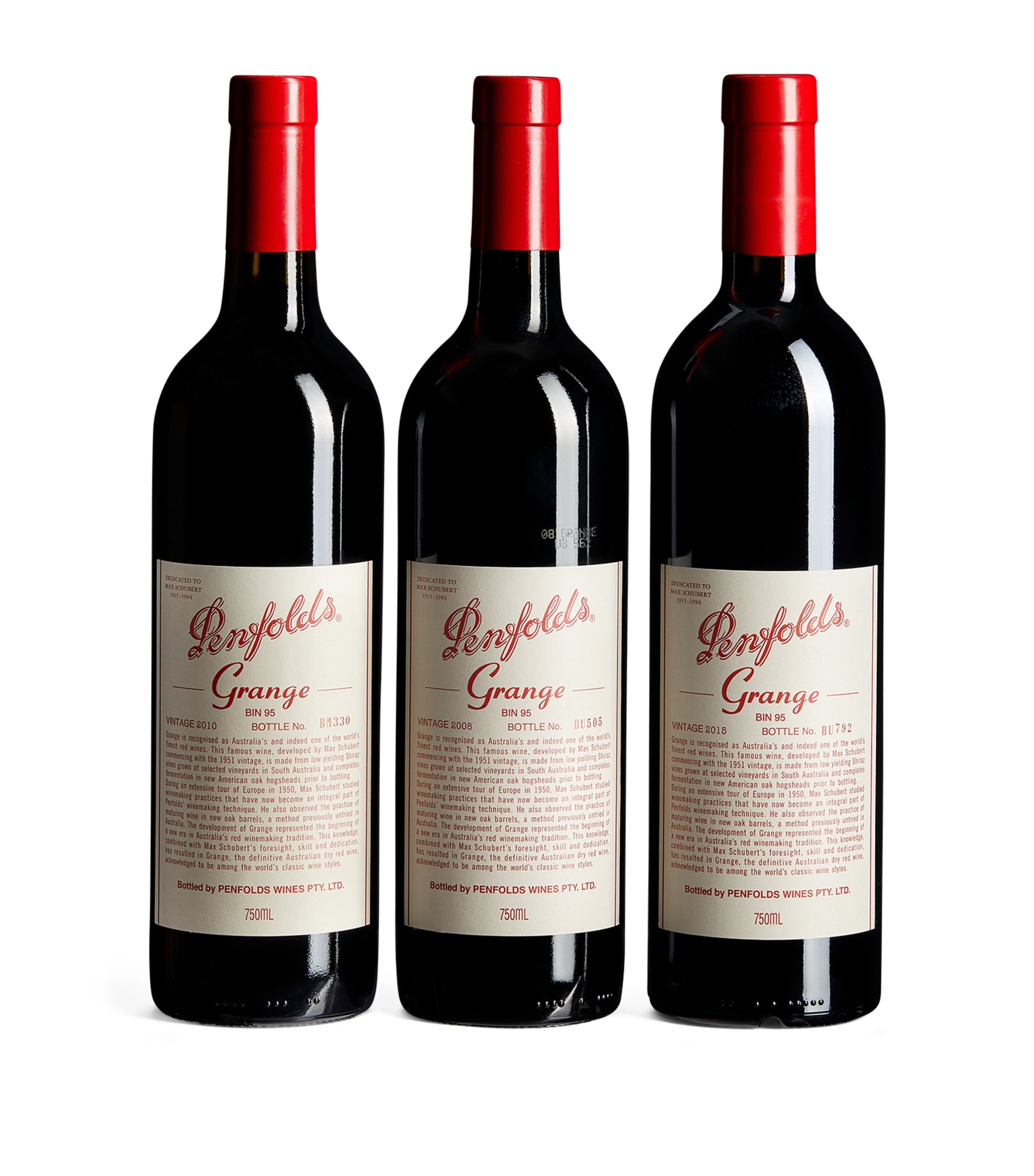 Penfolds Grange 100 Point Case (3 Bottles) - Barossa Valley, Southern Australia Image 1