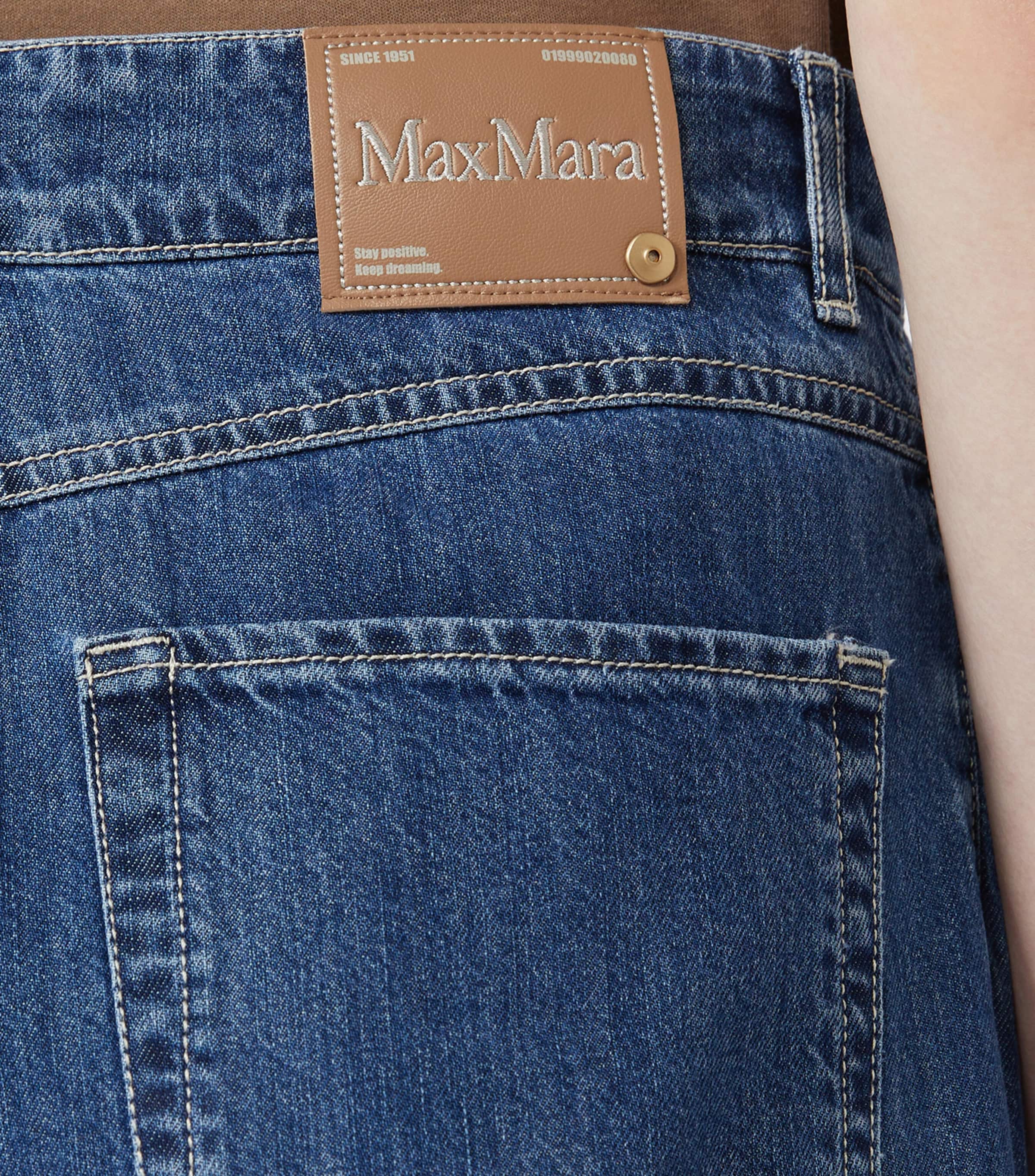 Max Mara Womens Wide-Leg Jeans Midnightblue Image 5