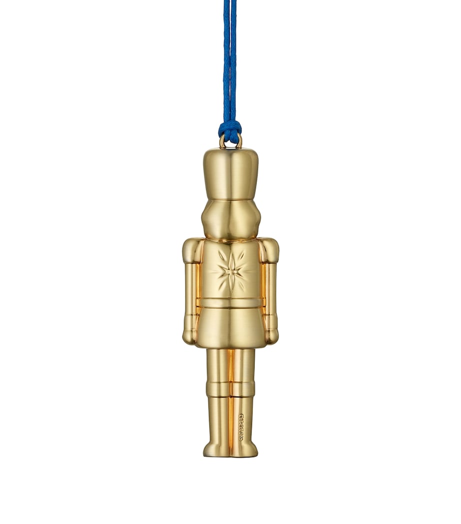 Metal Nutcracker Ornament GOLD Image 2