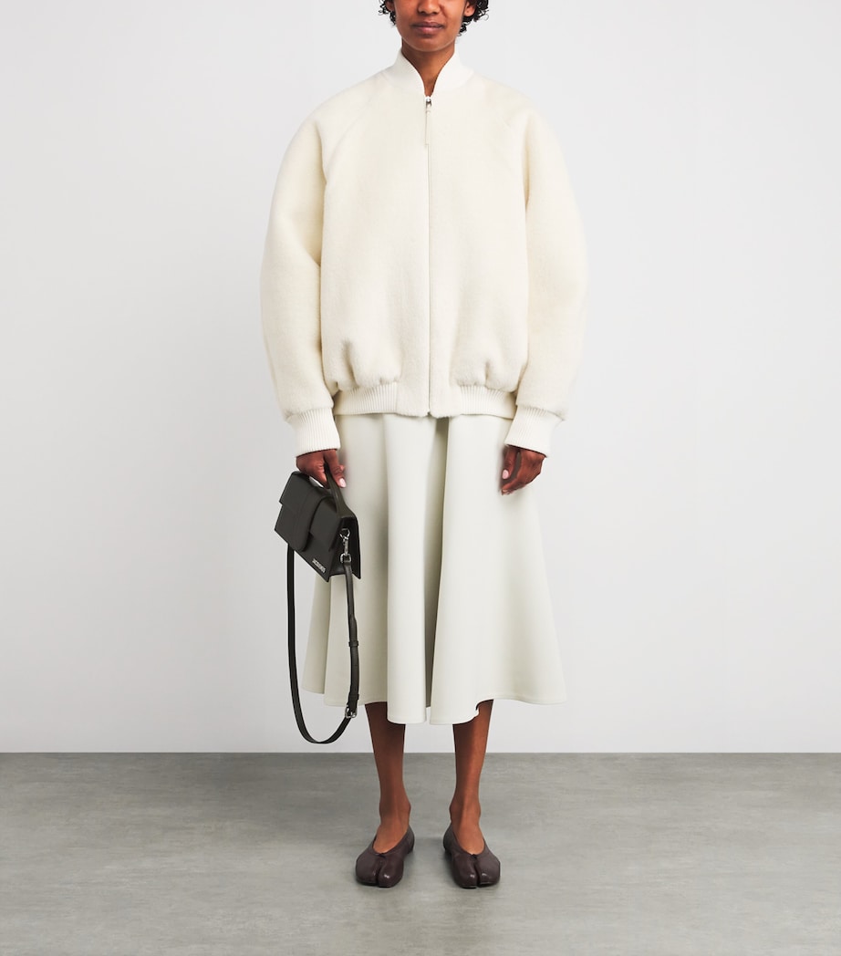 La Jupe Triangle Midi Skirt 110 OFF WHITE Image 2