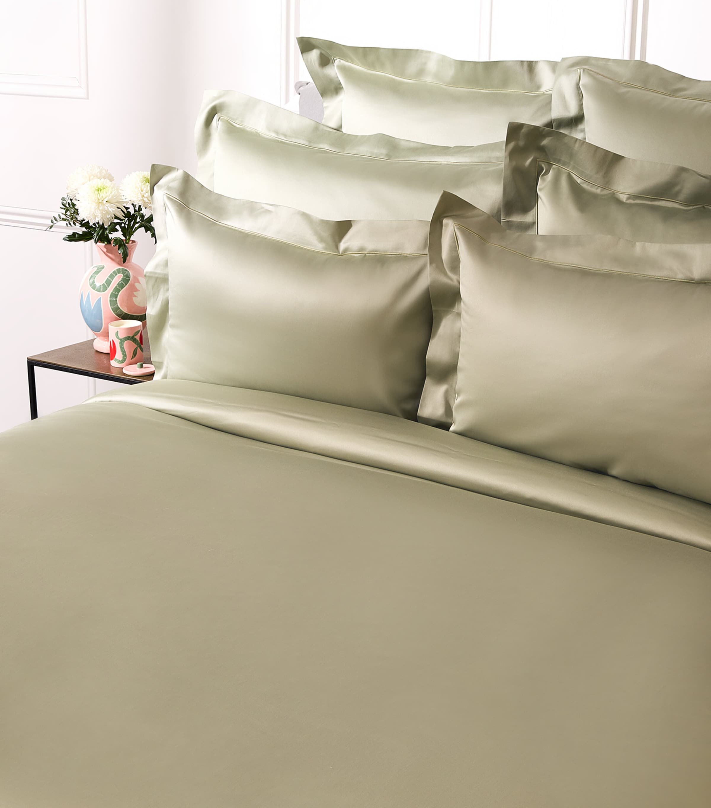 Celso De Lemos Bourdon King Duvet Cover (220cm x 230cm) Laurel Image 3