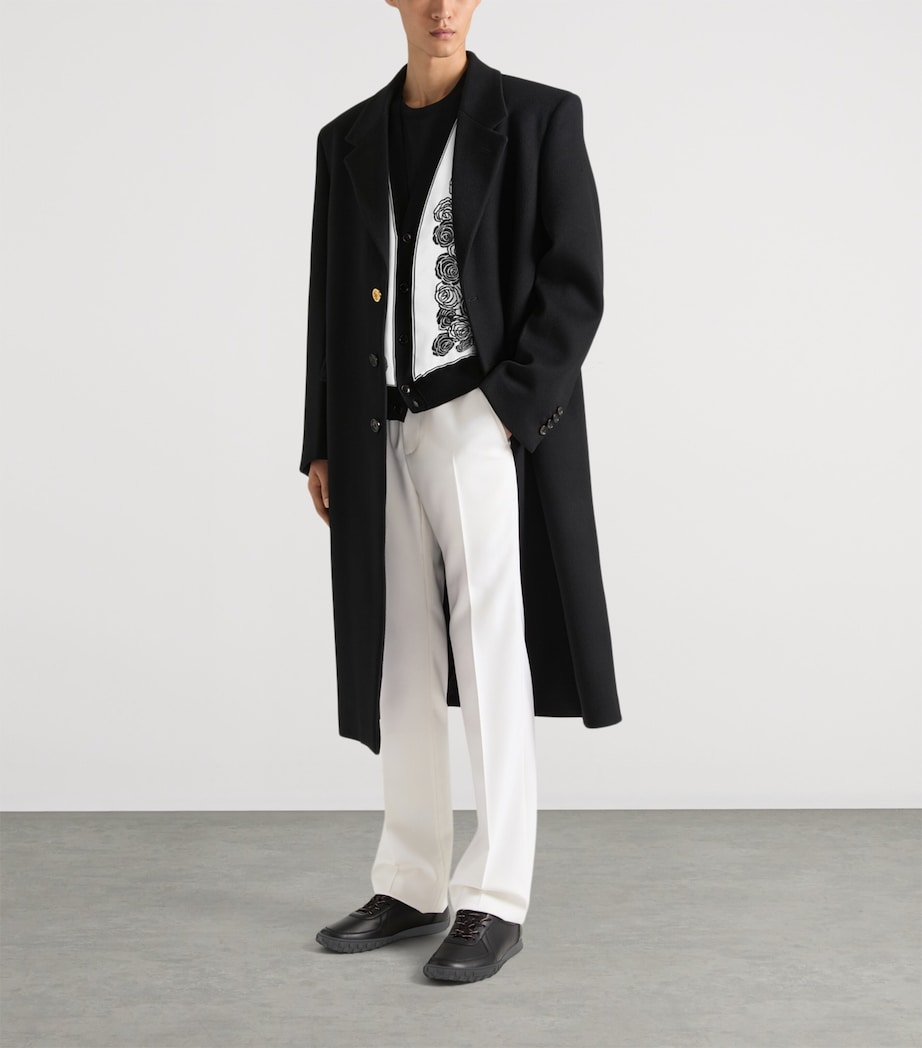 Wool-Cashmere Overcoat BLACK Image 2