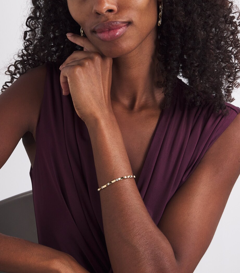 Small Yellow Gold and Diamond Honey Bracelet YELLOW GOLD Image 2