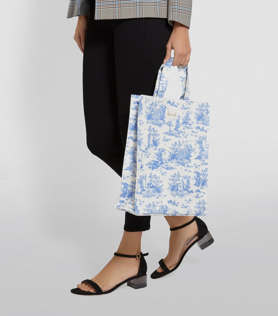 Medium Toile Shopper Bag BLUE Image 2