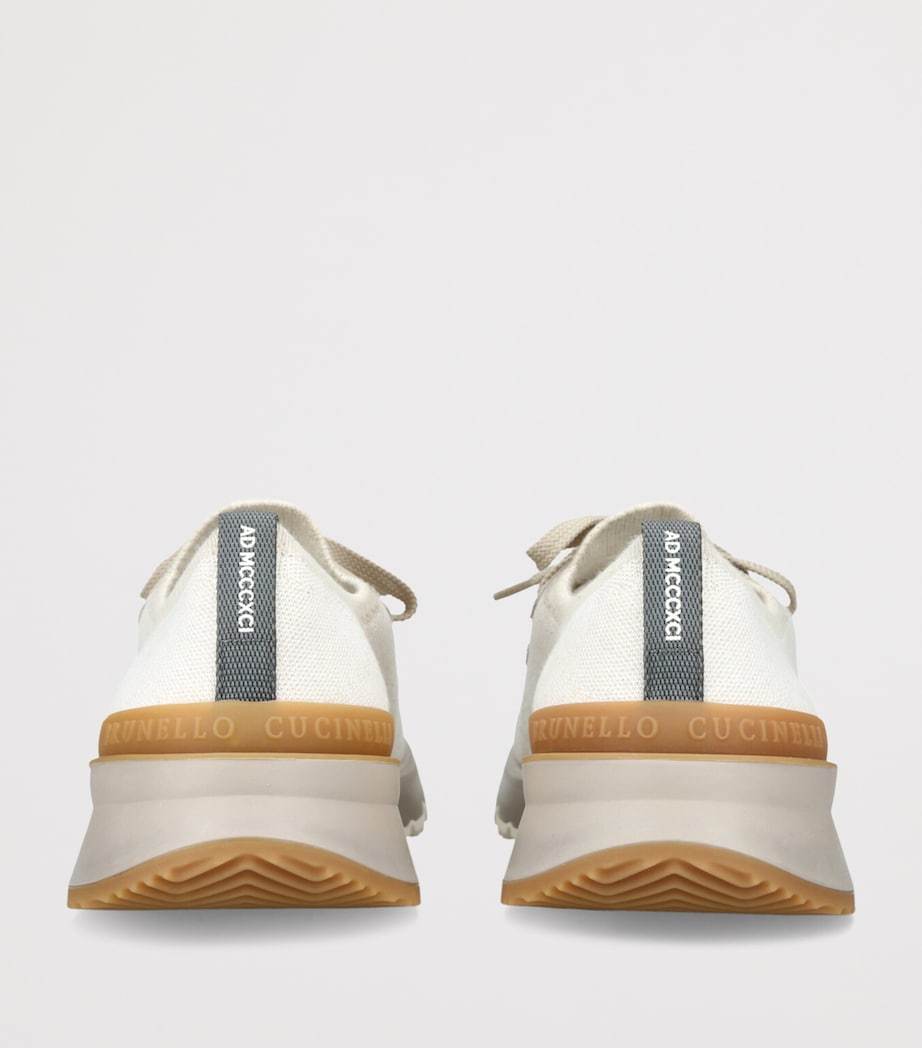 Knitted Sneakers BEIGE Image 2