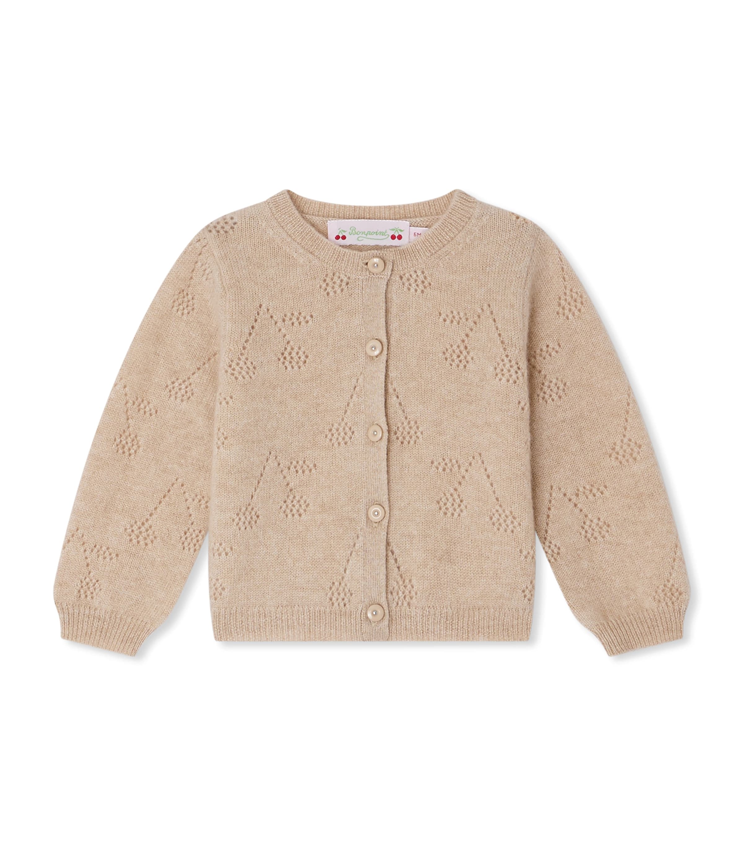 Bonpoint Cashmere Tibile Cardigan In Neutral