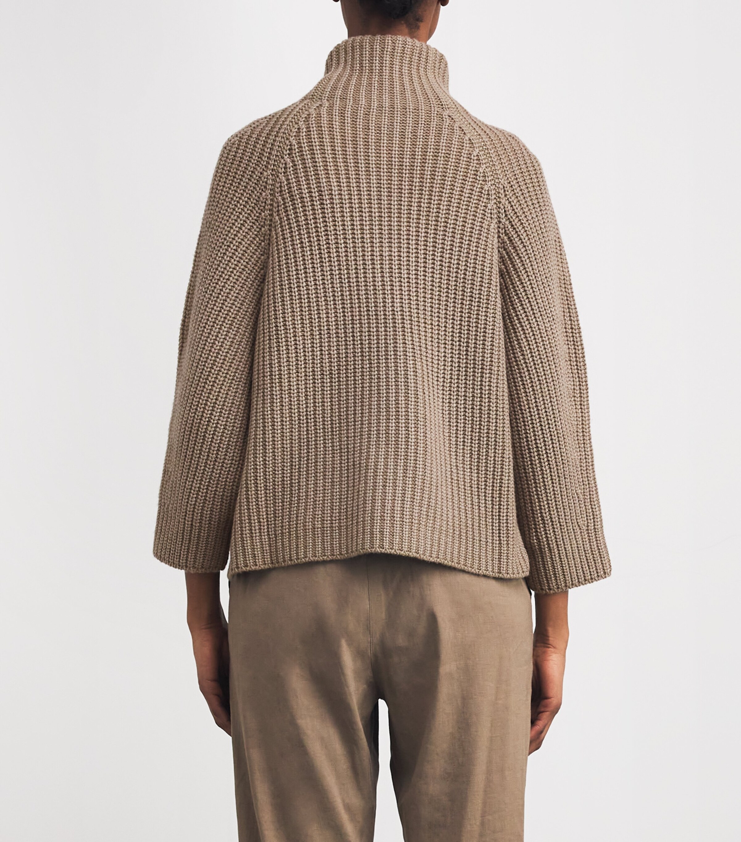 Cashmere Fallou Cardigan 2340S ALMOND SW Image 4