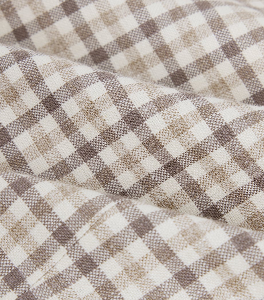 Dunhill Mens Check Single-Breasted Waistcoat Image 6