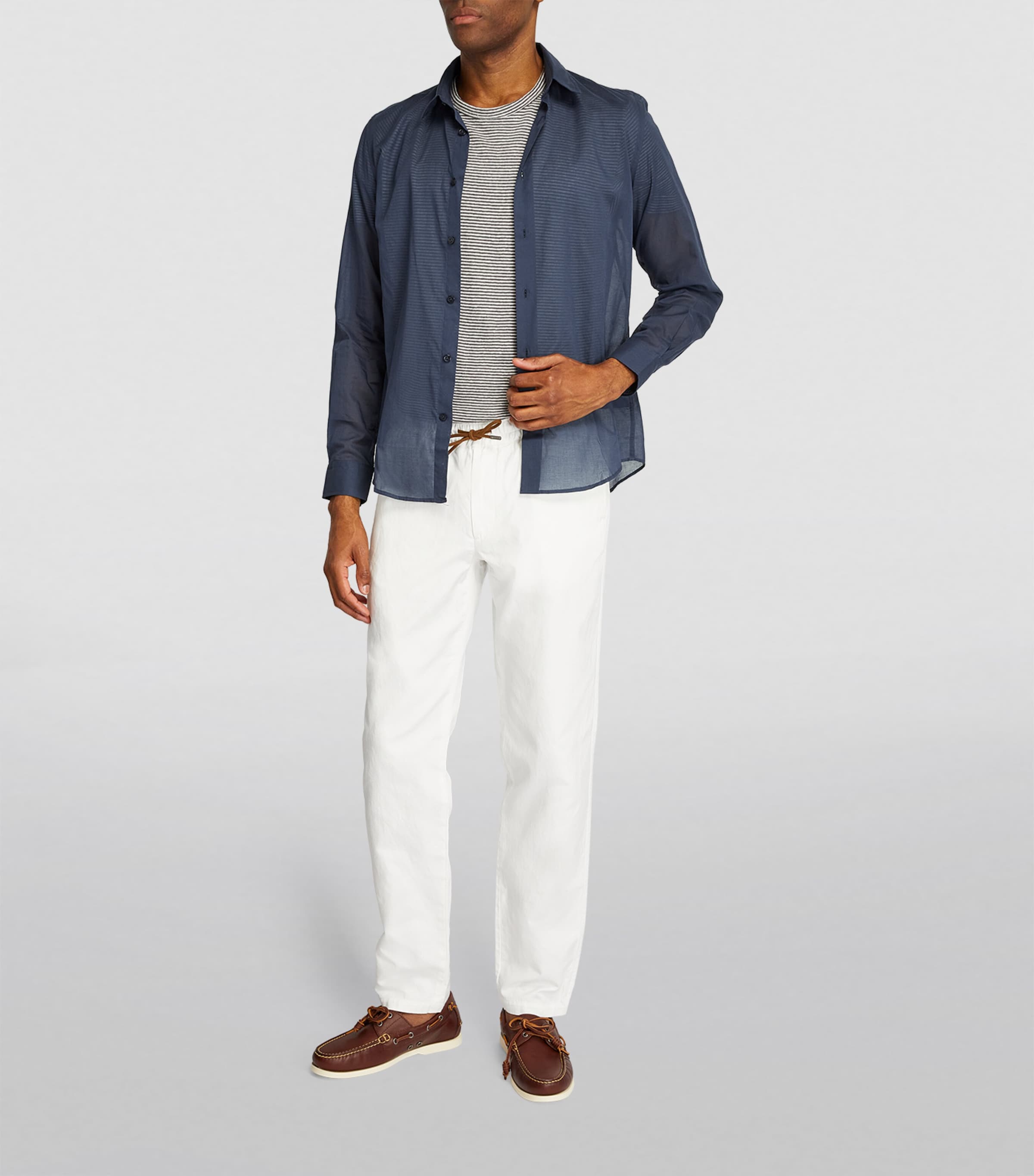 Sheer Caracal Shirt 390 BLUE MARINE Image 3