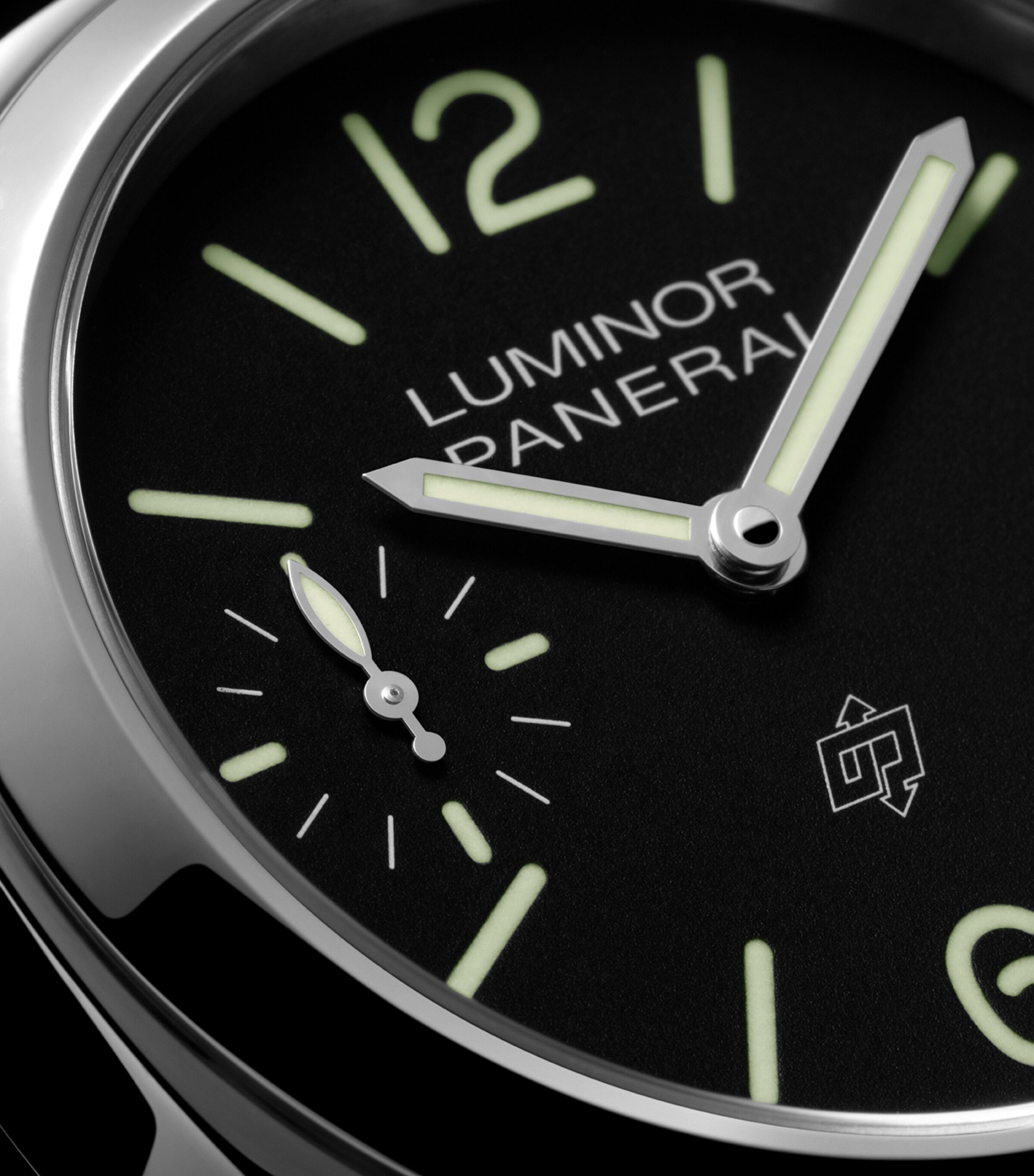 Panerai Stainless Steel Luminor Watch 44mm Black Image 5