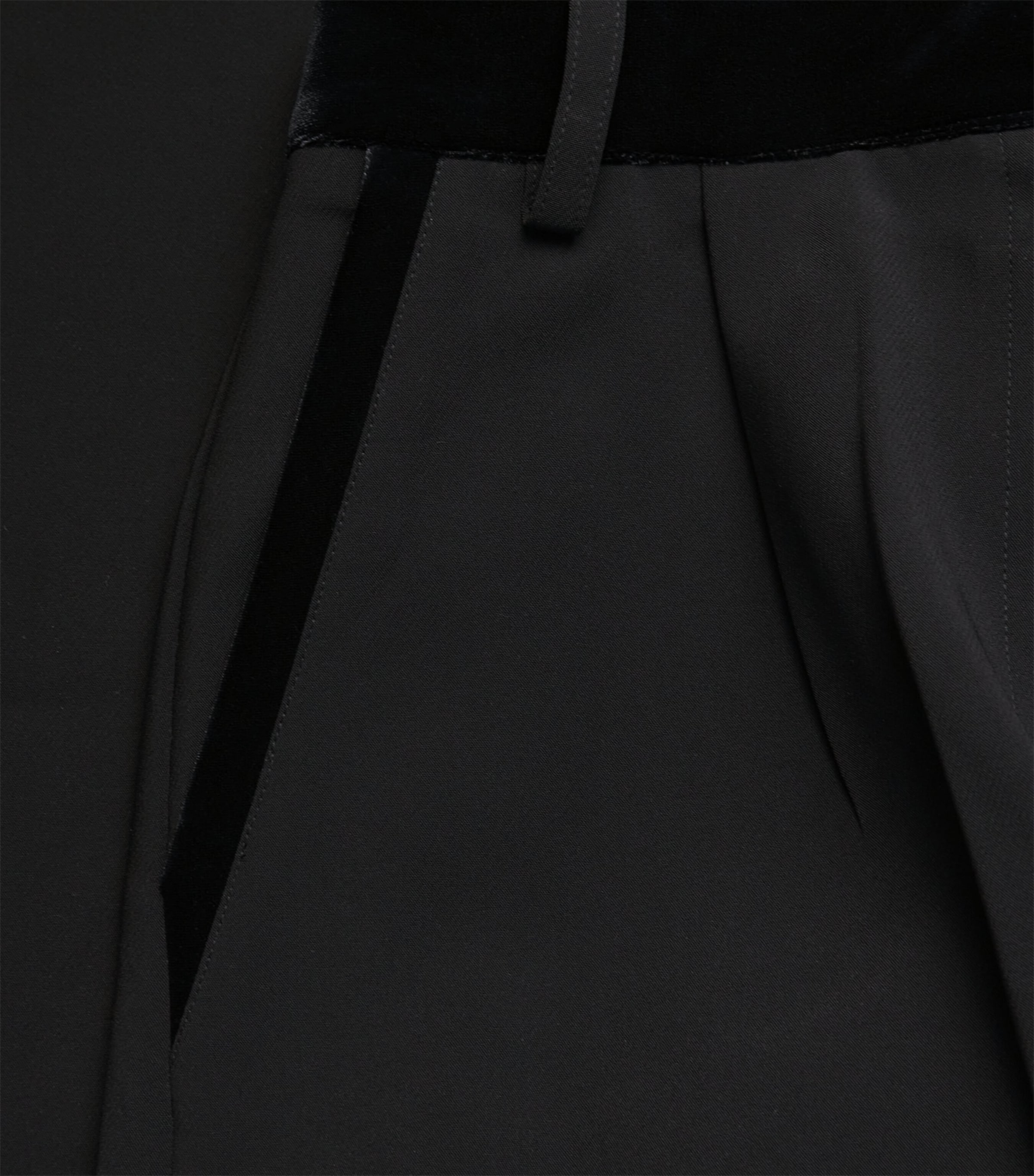 Straight Tailored Trousers BLACK Image 5