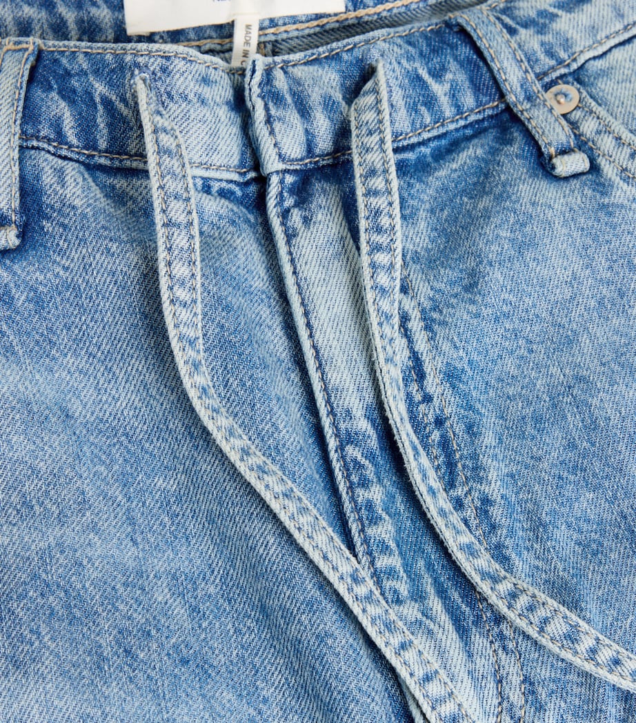 Ultra Featherweight Drawstring Phoebe Wide-Leg Jeans TILDN Image 2