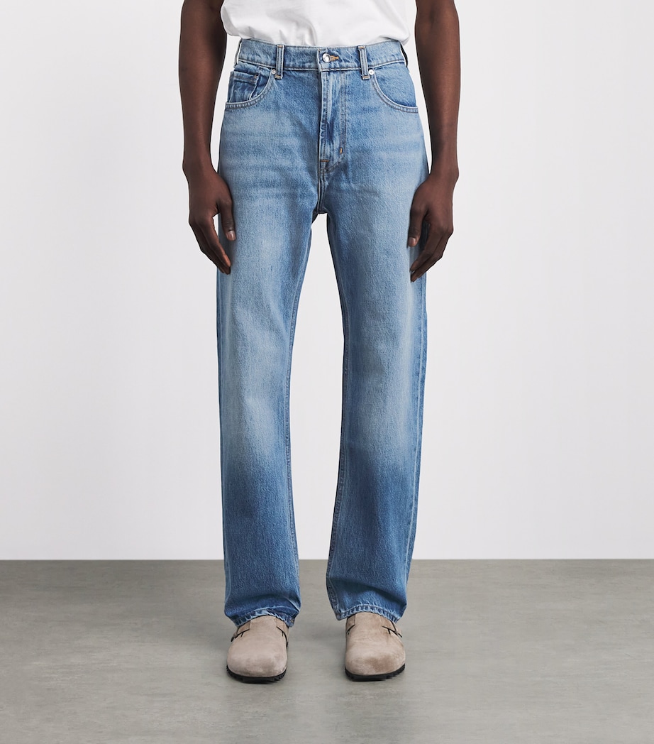 7 For All Mankind Mens Easy Straight Jeans Mason Image 4