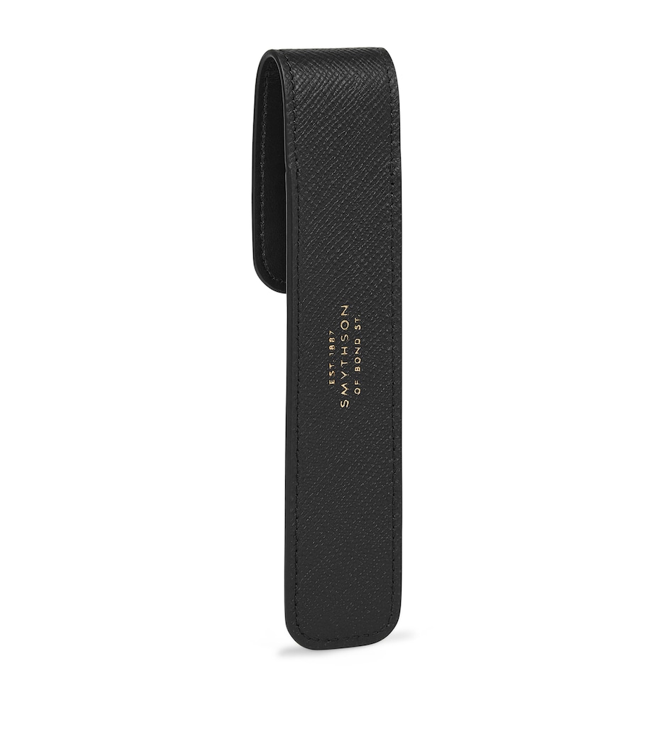 Panama Leather Pen Sleeve BLACK Image 2