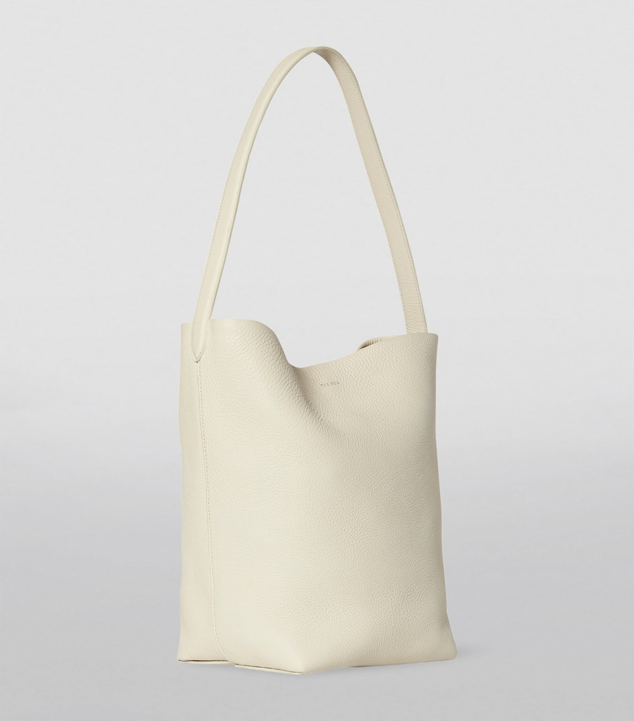 Small Park Leather Tote Bag IVORY PLD Image 2