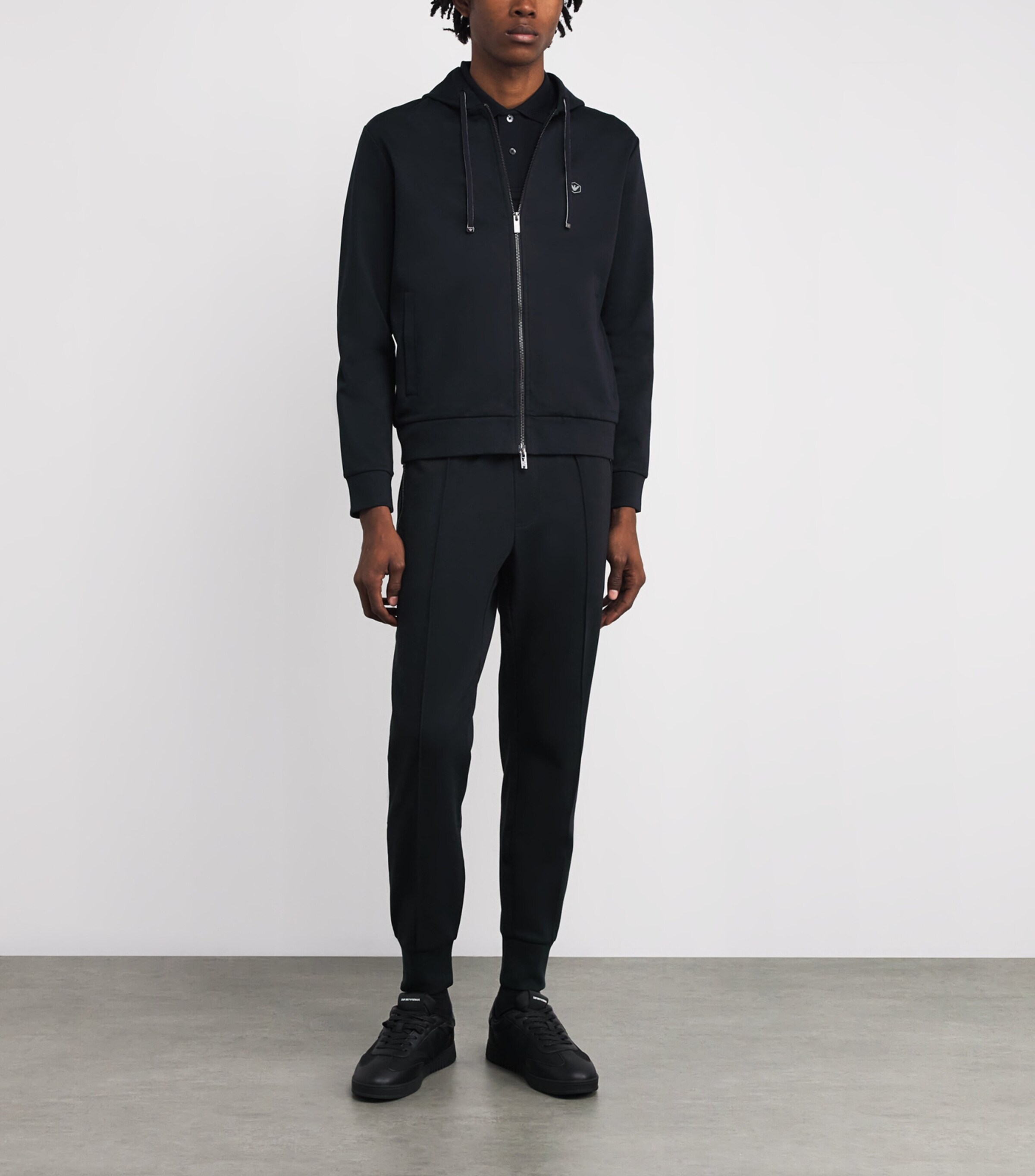 Cotton-Blend Logo Zip-Up Hoodie 920 Image 2