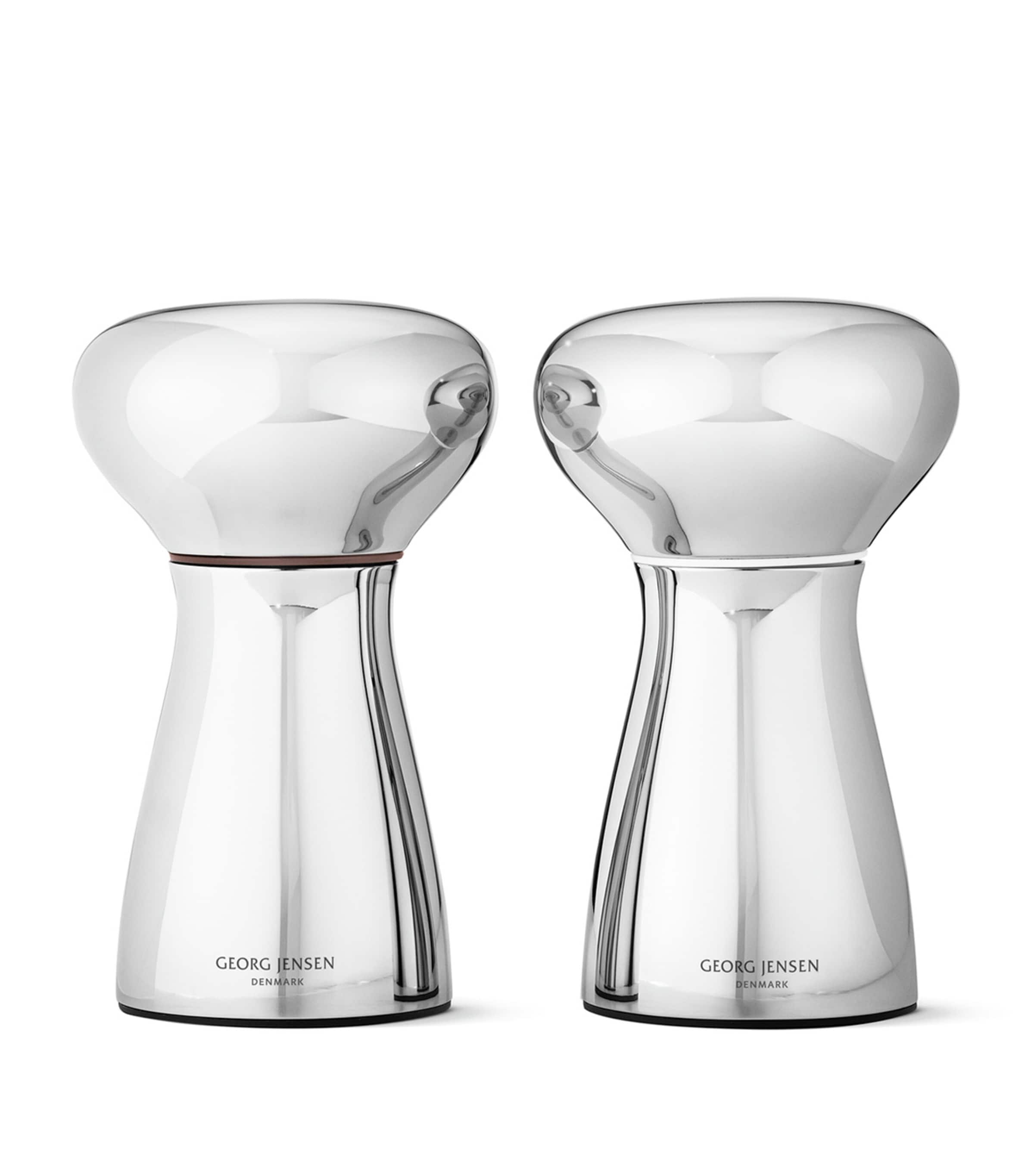 Georg Jensen Alfredo Salt And Pepper Shakers Silver Image 1