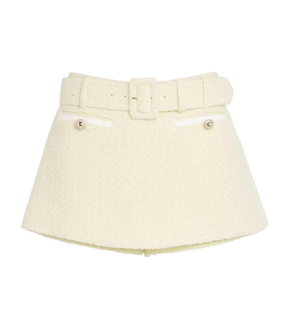 Bouclé Belted Skort YELLOW Image 1