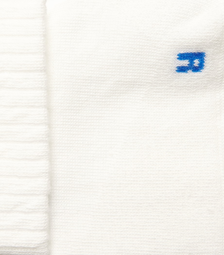 Falke Mens Run Rib Socks White Image 2