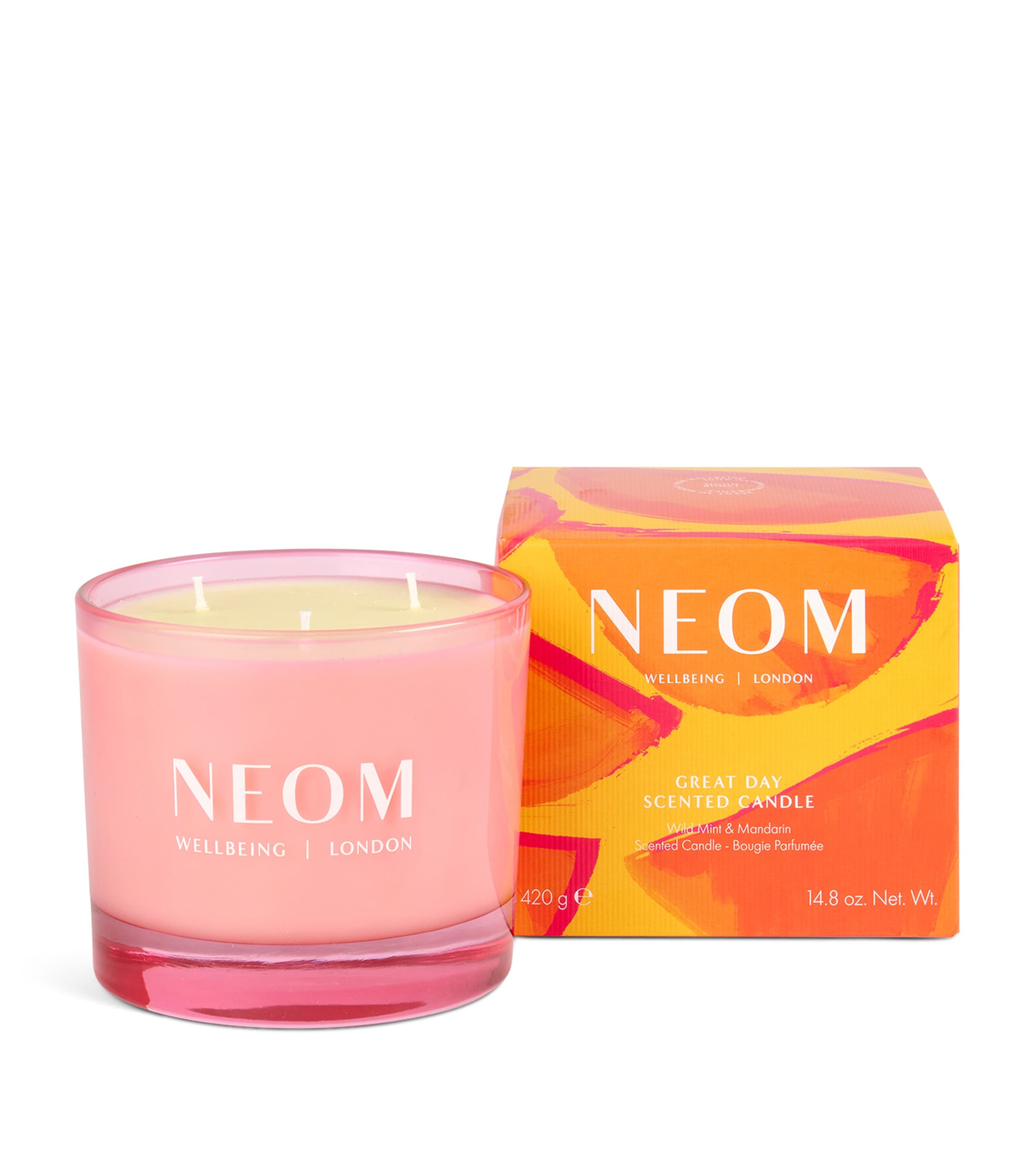 Neom Great Day 3-wick Scented Candle In Multi