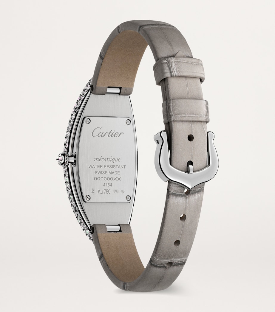 Cartier White Gold Baignore Allongée Watch 21mm White Gold Image 5