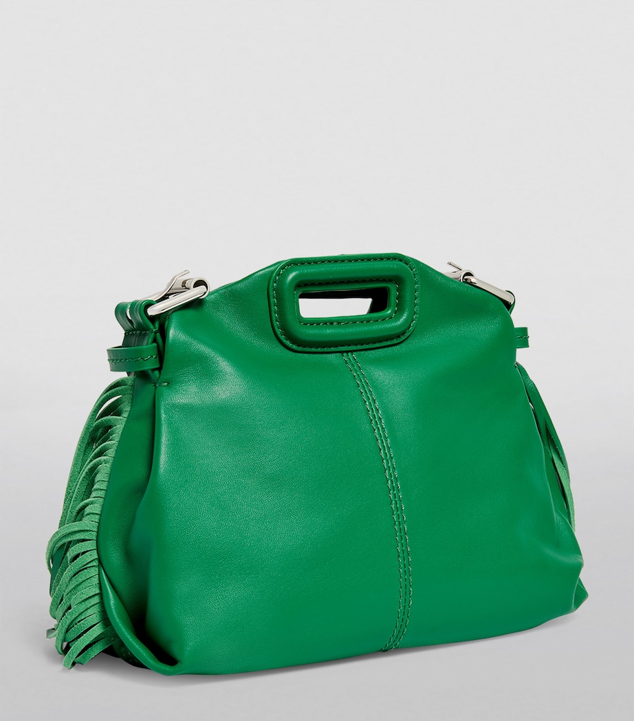 Mini Leather Miss M Shoulder Bag GREEN Image 2