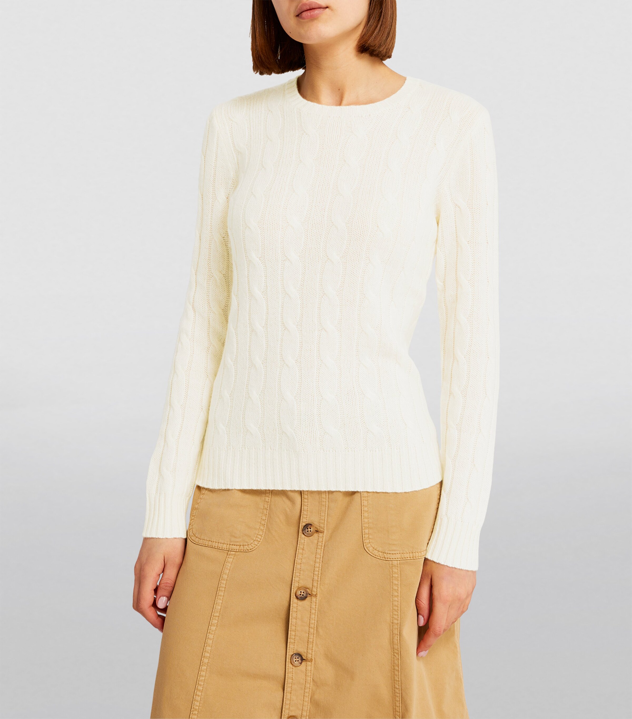 Cashmere Julianna Sweater NATURAL Image 3