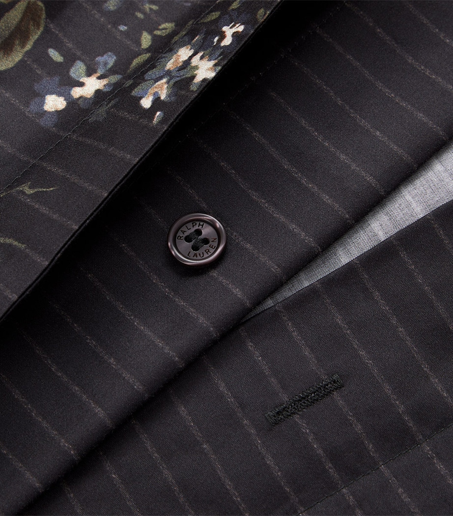 Cotton Thompson Super King Duvet Cover (260cm x 220cm) CHARCOAL Image 4