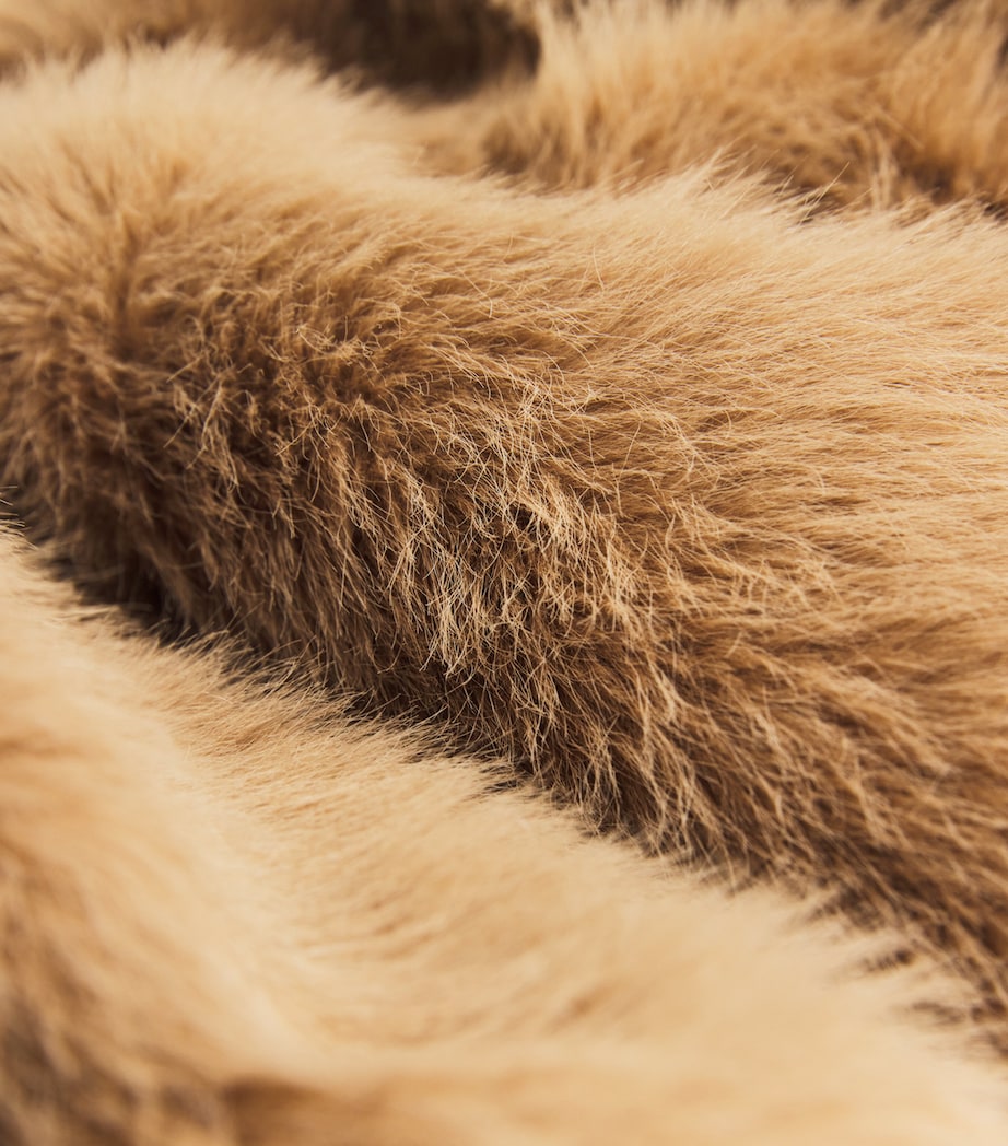 Faux Fur Haiza Coat CAMEL Image 5