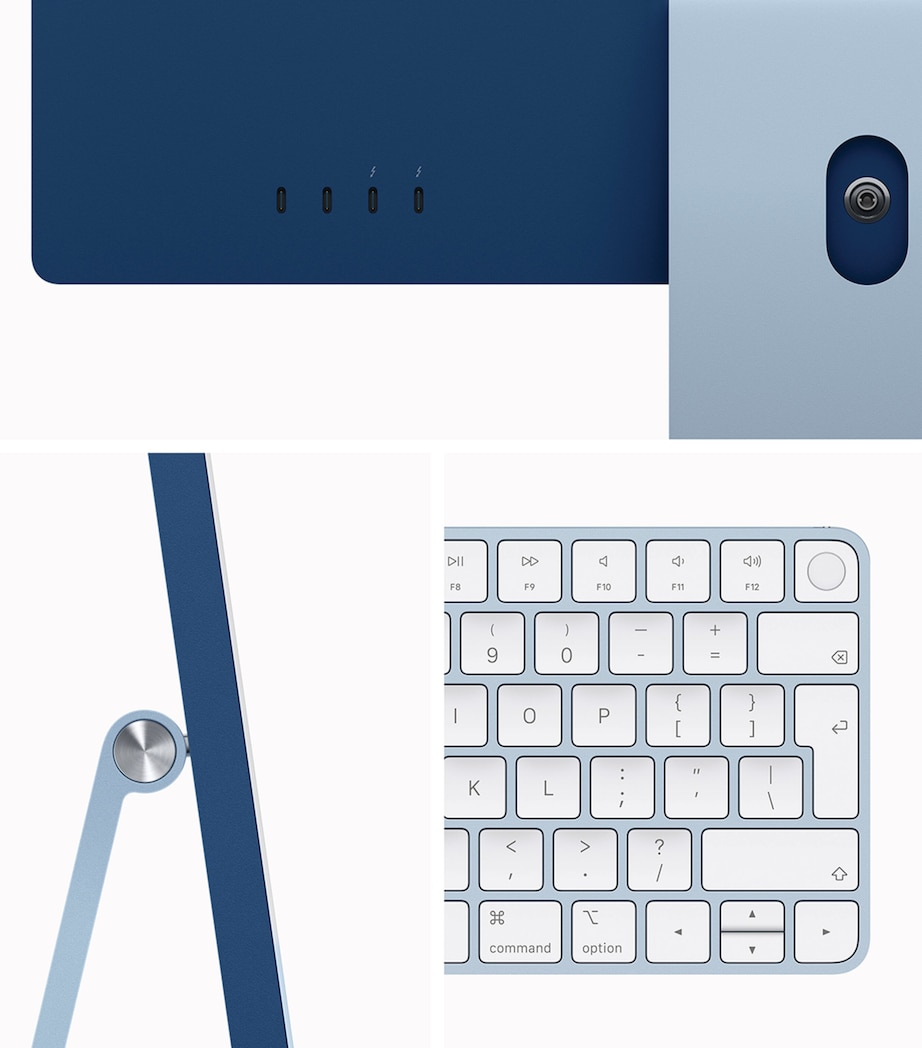 iMac 24” M1 Chip 8-Core CPU 256GB - Blue BLUE Image 4