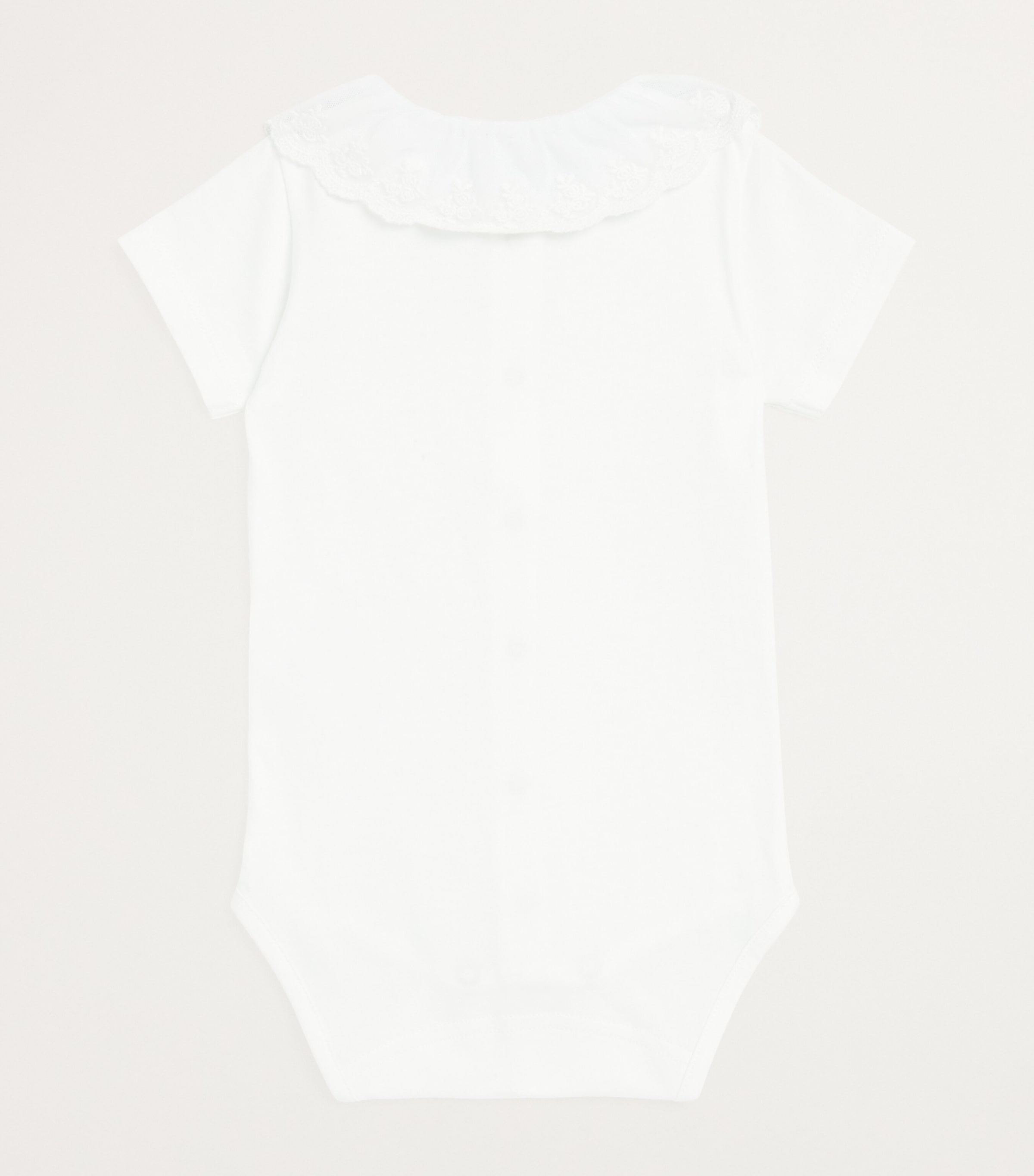 Tartine et Chocolat Frill Collar Bodysuit (0-24 Months) Blanc Image 2