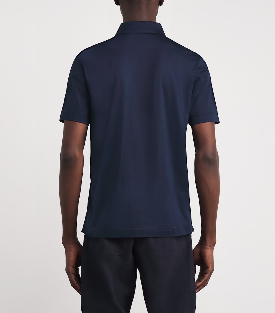 Mercerised Cotton Polo Shirt 300 Image 4