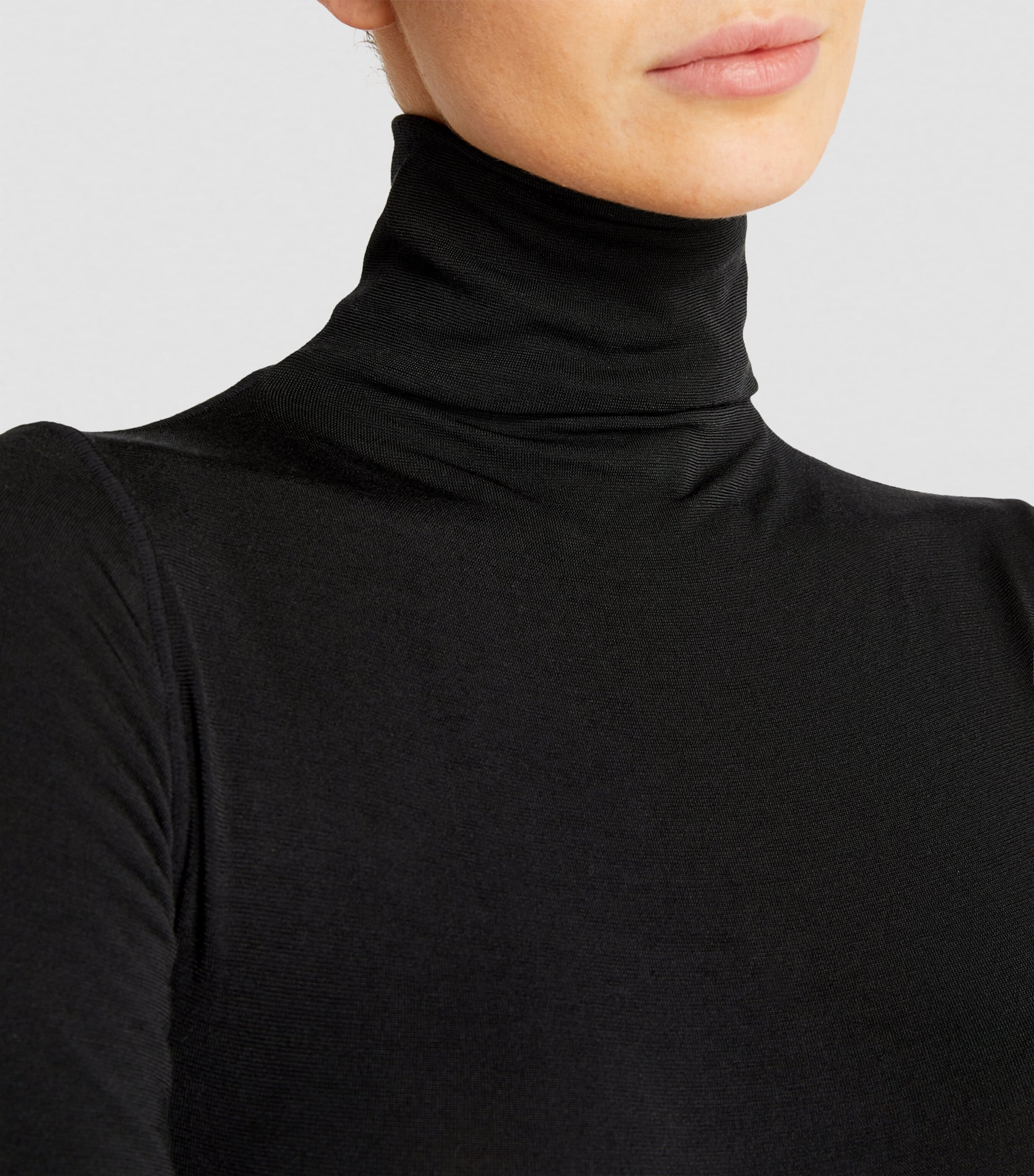 Wolford Black Rollneck Colorado Bodysuit | Harrods US