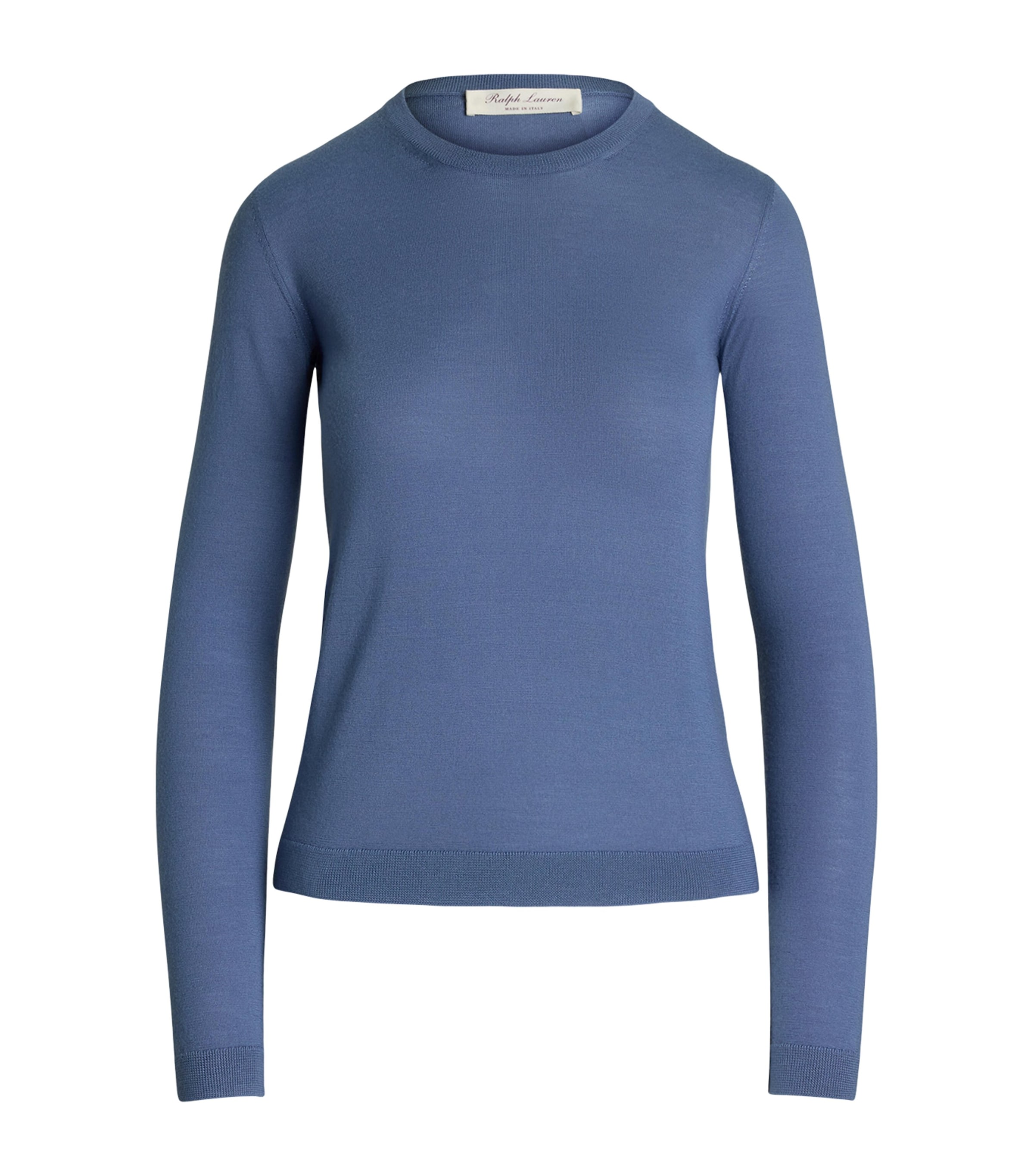 Ralph Lauren Cashmere Crew-neck Sweater In Blue