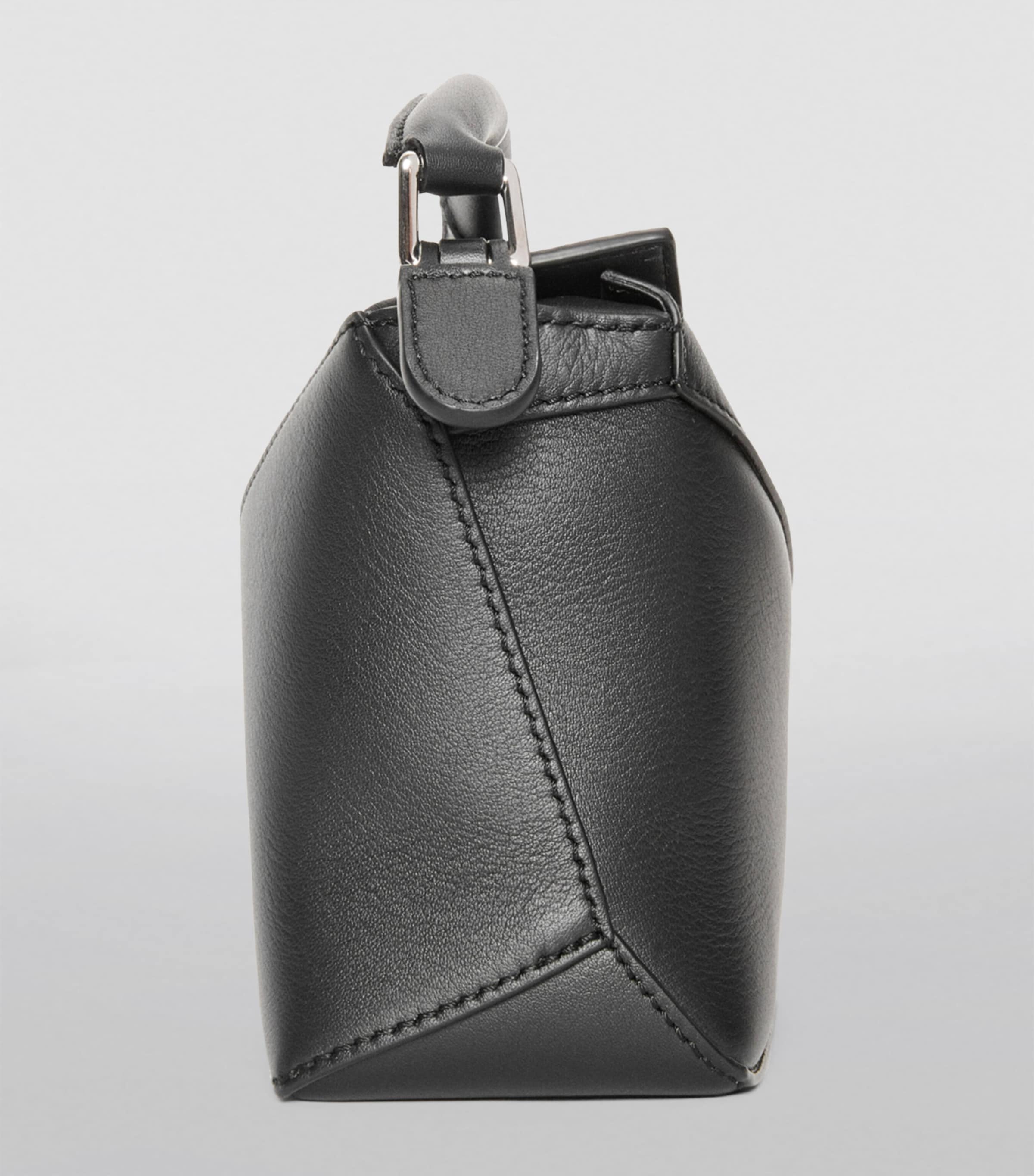 LOEWE Mini Leather Puzzle Edge Top-Handle Bag | Harrods US