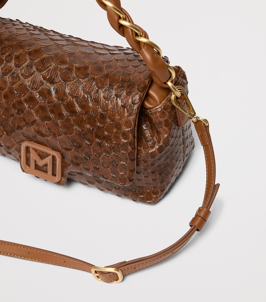 Marella Medium Le Muse Clutch Bag Caramel Image 5