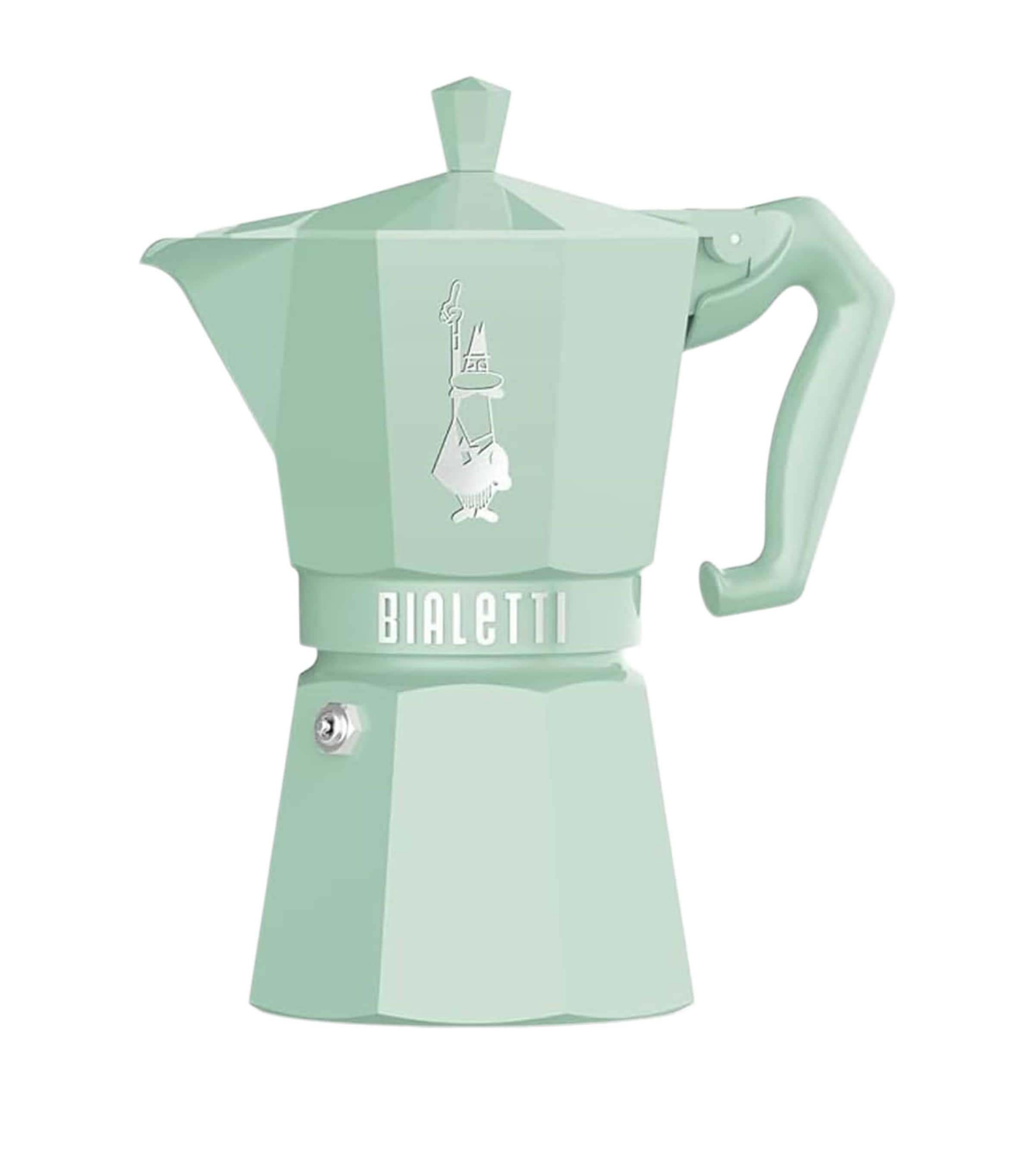 Bialetti Moka Exclusive Express Espresso Maker (6 Cups) Green Image 1