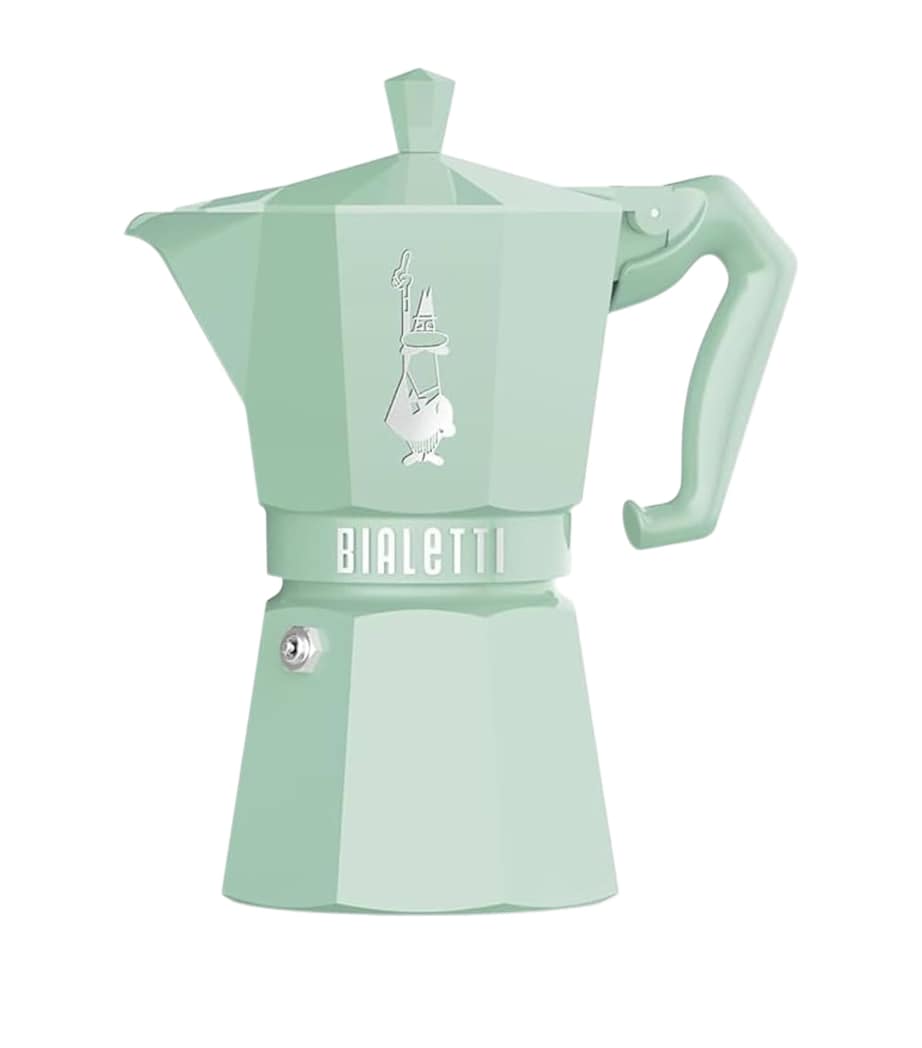 Bialetti Moka Exclusive Express Espresso Maker (6 Cups) Green Image 1