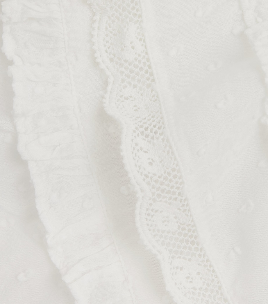 LoveShackFancy Cotton Billie Skirt (2-6 Years) Whitewhite Image 3
