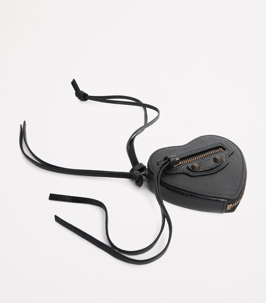 Leather Le City Heart Bag Charm 1000 Image 3