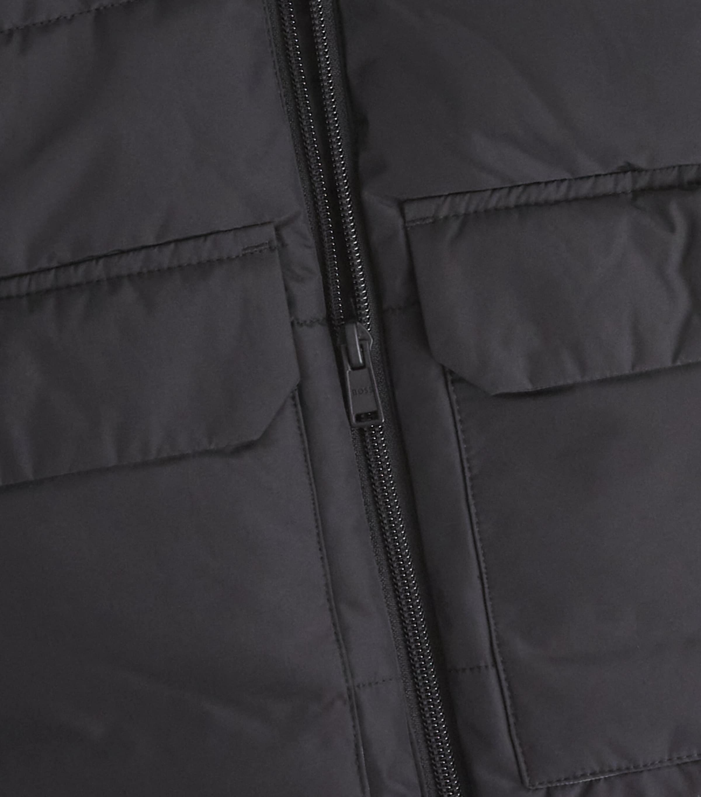 Logo Puffer Jacket (4-16 Years) BLACK Image 3