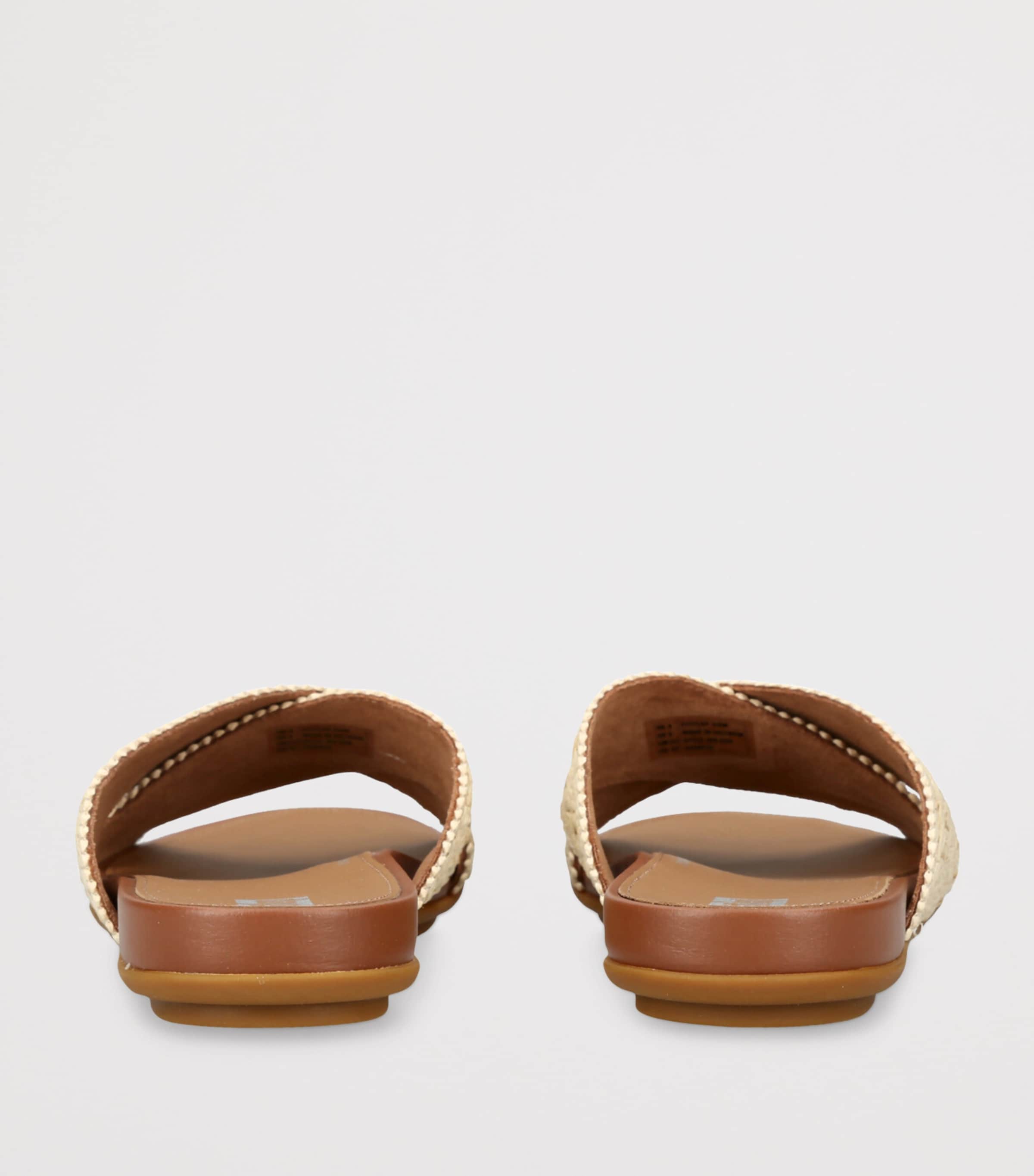 Raffia Gracie Slides BEIGE Image 2