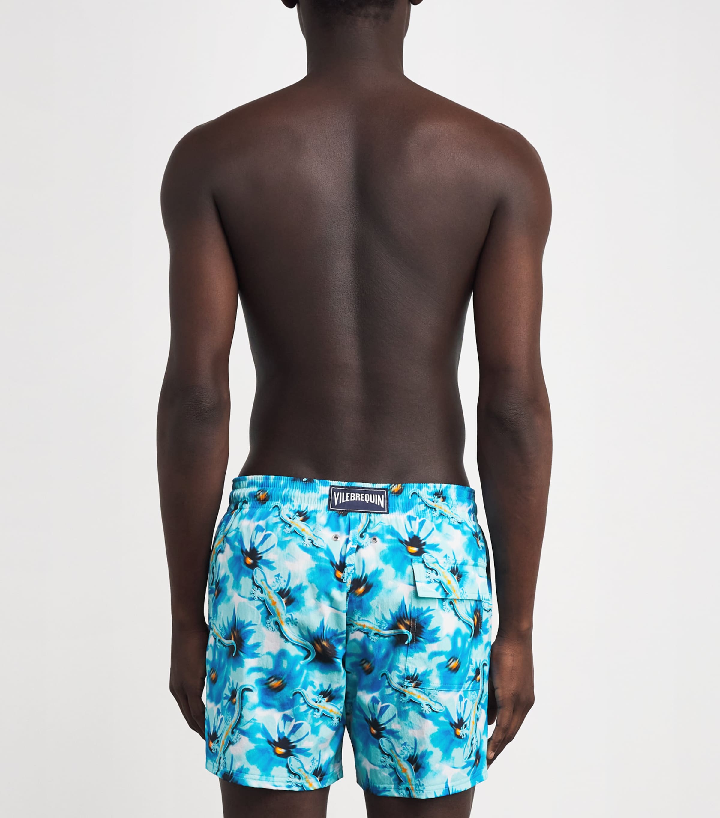 Poppies and Geckos Moorea Swim Shorts 612-TOPAZE BLEUE Image 4